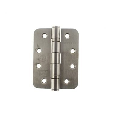 Atlantic Radius Corner Ball Bearing Hinges 4" X 3" X 3mm - Satin Stainless Steel - AHR1433SSS(3) - Pack Of 3 - Choice Handles