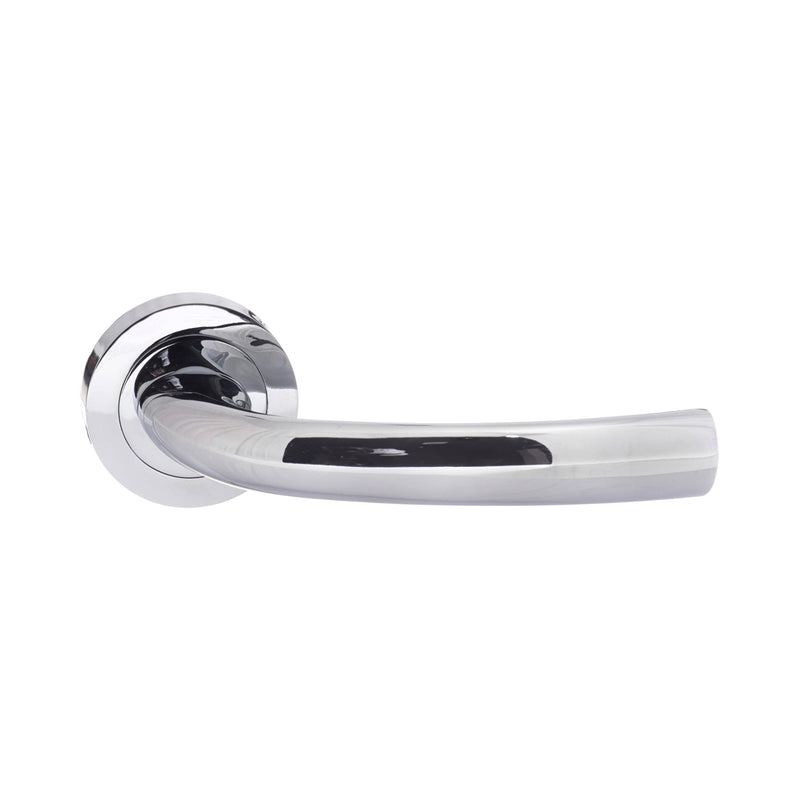 Atlantic - STATUS Nevada Lever on Round Rose - Polished Chrome - S21RPC - Choice Handles