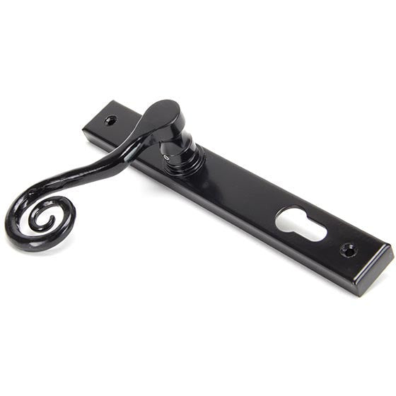 From The Anvil - Monkeytail Slimline Lever Espag. Lock Set - RH - Black - 33037R - Choice Handles