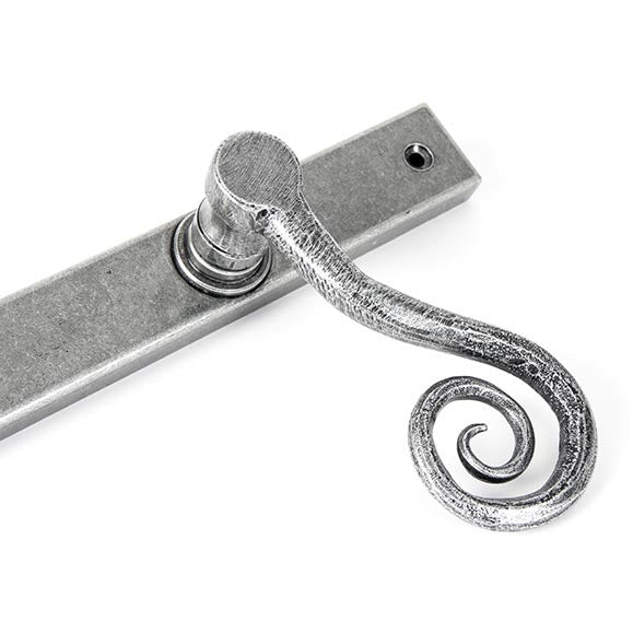 From The Anvil - Monkeytail Slimline Lever Espag. Lock Set - LH - Pewter Patina - 33038L - Choice Handles