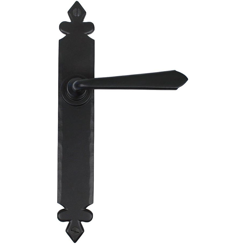 From The Anvil - Cromwell Lever Latch Set - Black - 33117 - Choice Handles