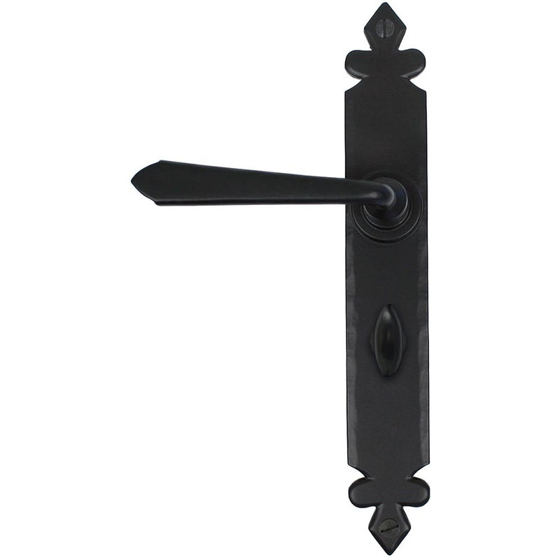 From The Anvil - Cromwell Lever Bathroom Set - Black - 33118 - Choice Handles