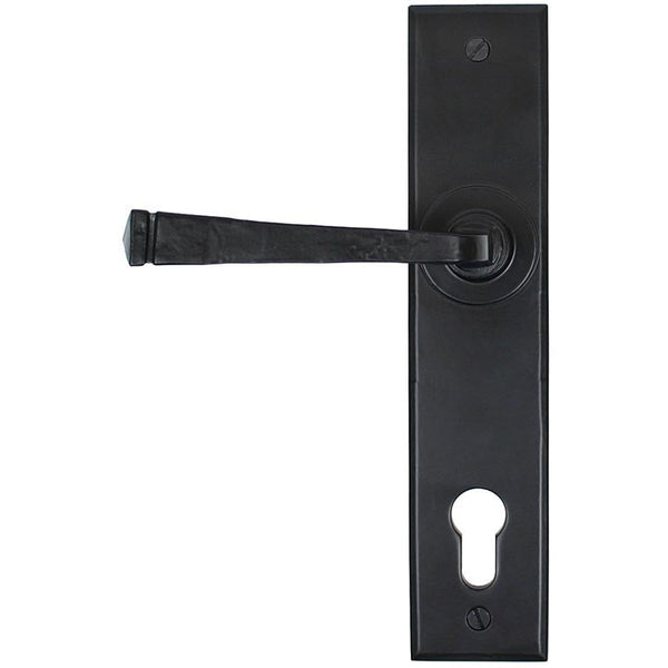 From The Anvil - Avon Lever Espag. Lock Set - Black - 33123 - Choice Handles