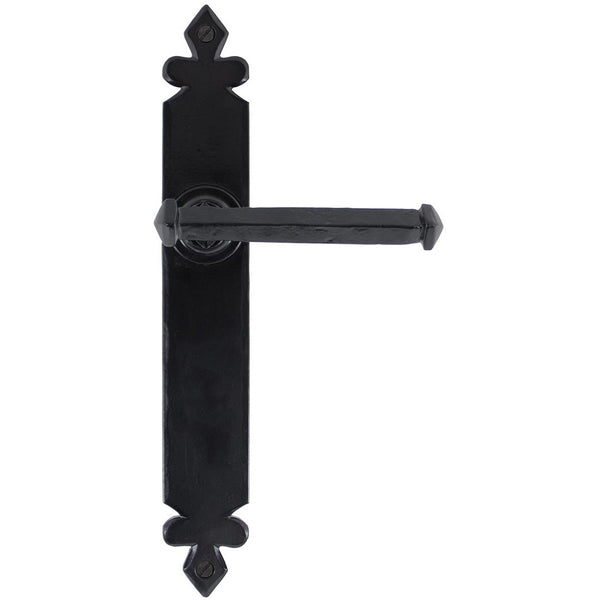 From The Anvil - Tudor Lever Latch Set - Black - 33173 - Choice Handles