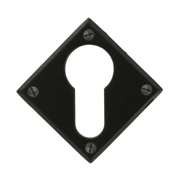 From The Anvil - Diamond Euro Escutcheon - Black - 33236 - Choice Handles