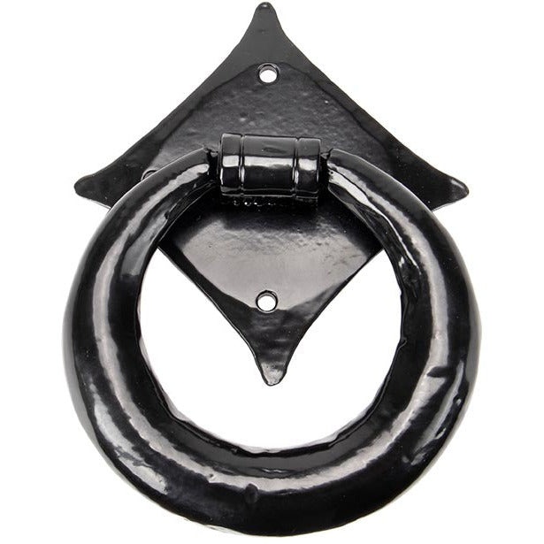 From The Anvil - Ring Door Knocker - Black - 33245 - Choice Handles