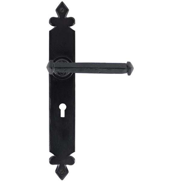 From The Anvil - Tudor Lever Lock Set - Black - 33247 - Choice Handles