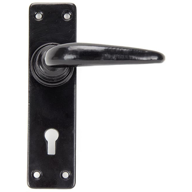 From The Anvil - Smooth Lever Lock Set - Black - 33320 - Choice Handles