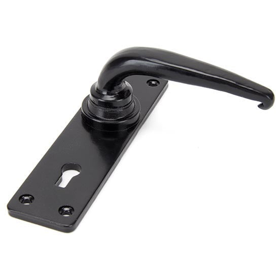 From The Anvil - Smooth Lever Lock Set - Black - 33320 - Choice Handles