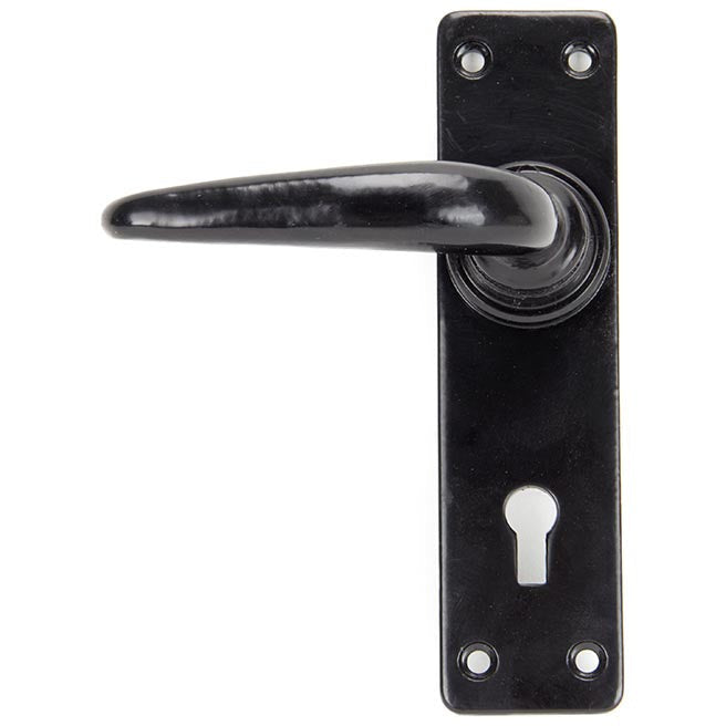 From The Anvil - Smooth Lever Lock Set - Black - 33320 - Choice Handles