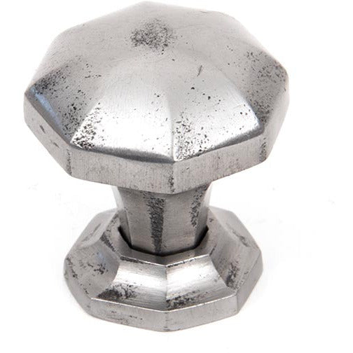 From The Anvil - Octagonal Cabinet Knob - Small - Natural Smooth - 33366 - Choice Handles
