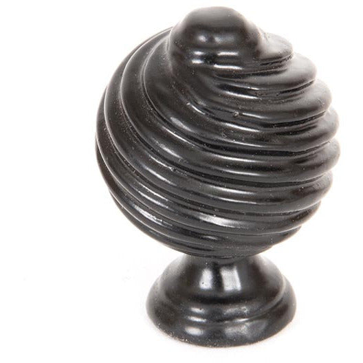 From The Anvil - Twist Cabinet Knob - Black - 33376 - Choice Handles
