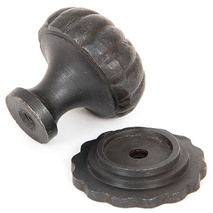 From The Anvil - Flower Cabinet Knob - Small - Beeswax - 33377 - Choice Handles