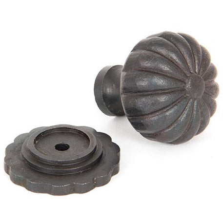 From The Anvil - Flower Cabinet Knob - Large - Beeswax - 33378 - Choice Handles