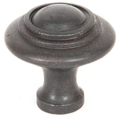 From The Anvil - Ringed Cabinet Knob - Large - Beeswax - 33380 - Choice Handles