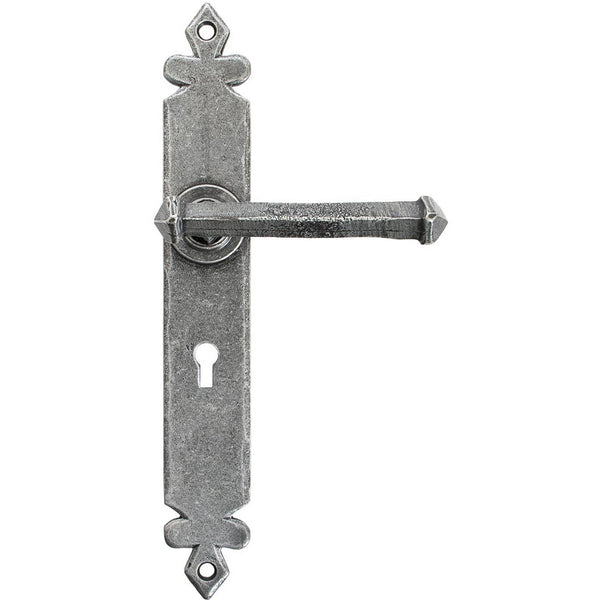 From The Anvil - Tudor Lever Lock Set - Pewter Patina - 33608 - Choice Handles