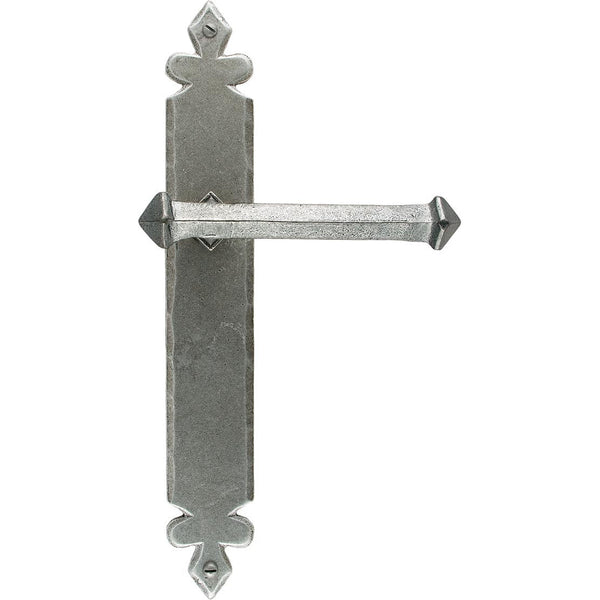 From The Anvil - Tudor Lever Latch Set - Pewter Patina - 33609 - Choice Handles