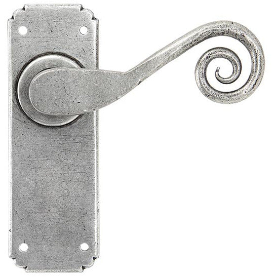 From The Anvil - Monkeytail Lever Latch Set - Pewter Patina - 33616 - Choice Handles