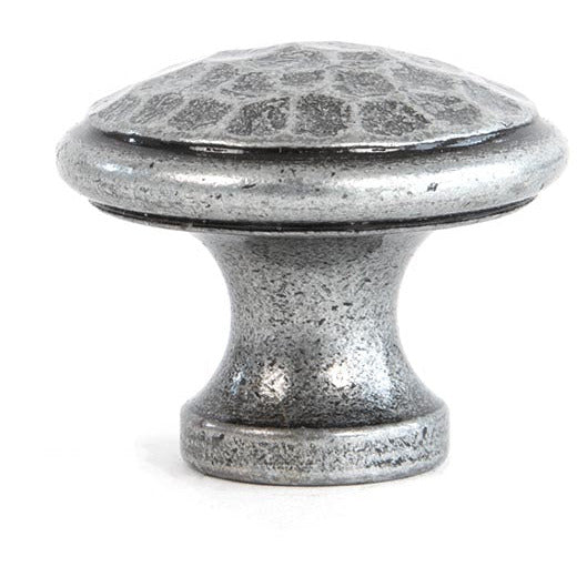 From The Anvil - Hammered Cabinet Knob - Medium - Pewter Patina - 33626 - Choice Handles