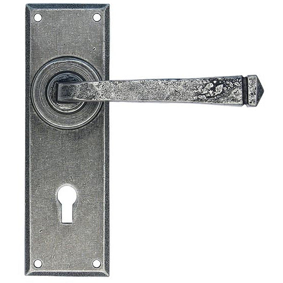 From The Anvil - Avon Lever Lock Set - Pewter Patina - 33700 - Choice Handles