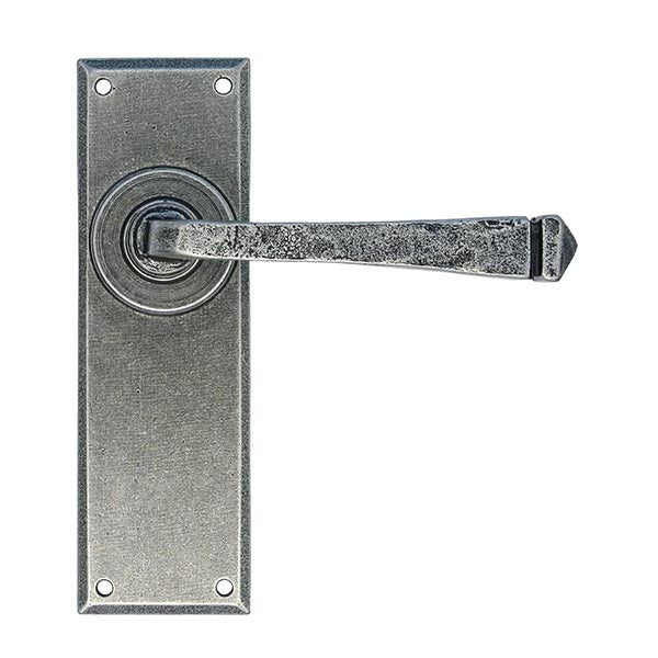 From The Anvil - Avon Lever Latch Set - Pewter Patina - 33701 - Choice Handles