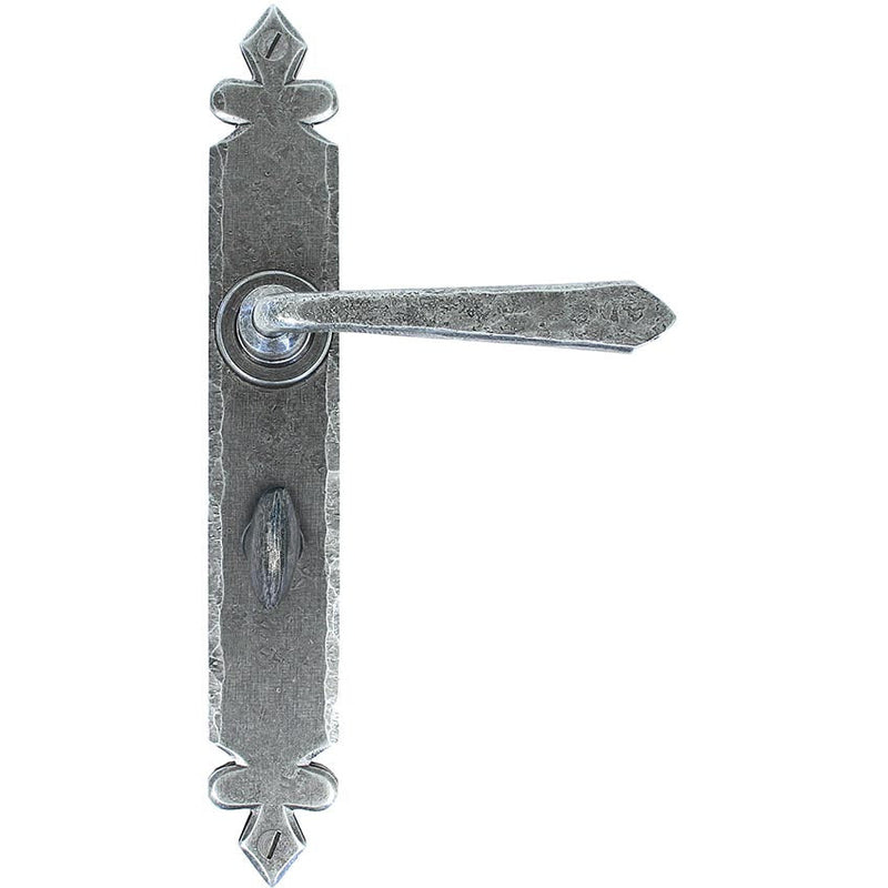 From The Anvil - Cromwell Lever Bathroom Set - Pewter Patina - 33732 - Choice Handles