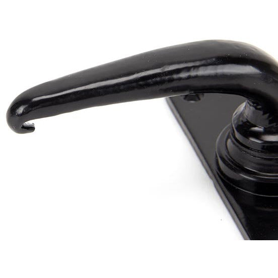From The Anvil - Smooth Lever Bathroom Set - Black - 33822 - Choice Handles