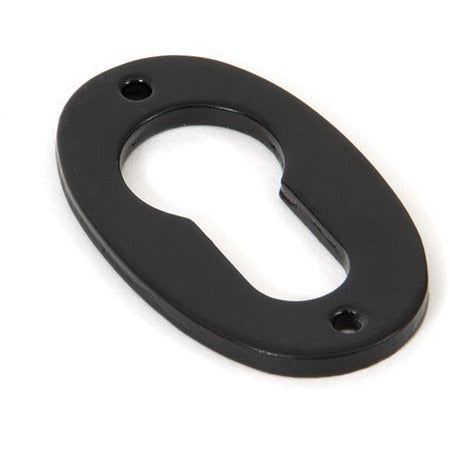 From The Anvil - Oval Euro Escutcheon - Black - 33830 - Choice Handles