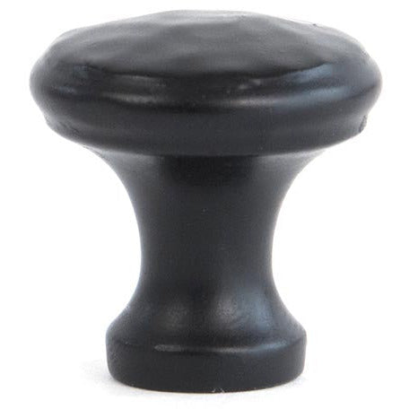 From The Anvil - Hammered Cabinet Knob - Small - Black - 33840 - Choice Handles