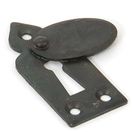 From The Anvil - Gothic Escutcheon & Cover - Beeswax - 33865 - Choice Handles