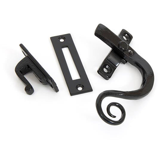 From The Anvil - Locking Monkeytail Fastener - RH - Black - 33953 - Choice Handles