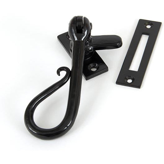 From The Anvil - Shepherd's Crook Fastener - Black - 33956 - Choice Handles