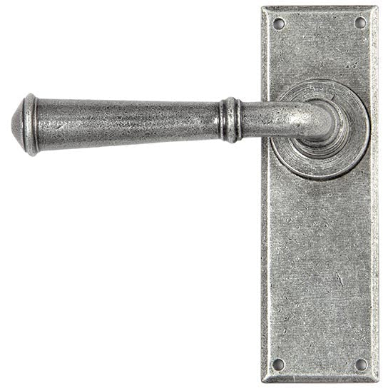 From The Anvil - Regency Lever Latch Set - Pewter Patina - 45126 - Choice Handles