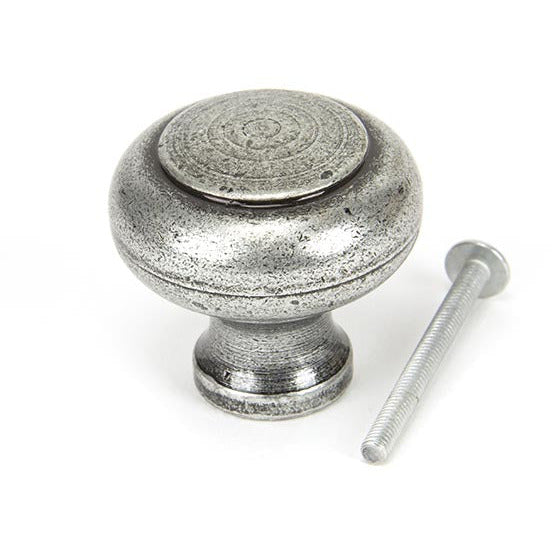 From The Anvil - Regency Cabinet Knob - Large - Pewter Patina - 45150 - Choice Handles