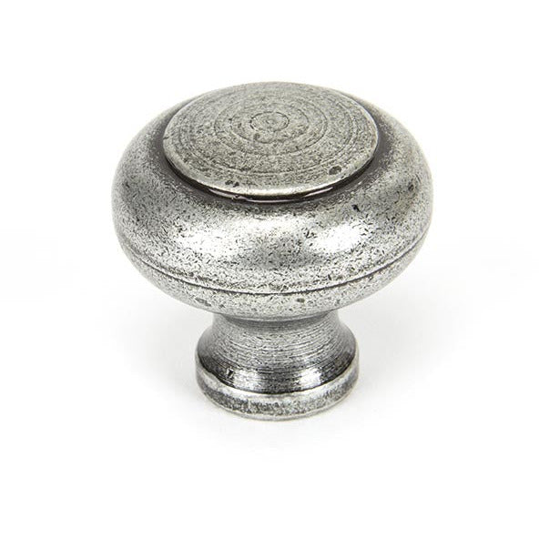 From The Anvil - Regency Cabinet Knob - Large - Pewter Patina - 45150 - Choice Handles