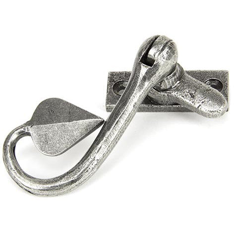 From The Anvil - Shropshire Window Fastener - Pewter Patina - 45250 - Choice Handles