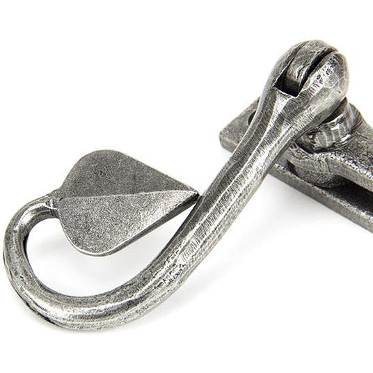 From The Anvil - Shropshire Window Fastener - Pewter Patina - 45250 - Choice Handles