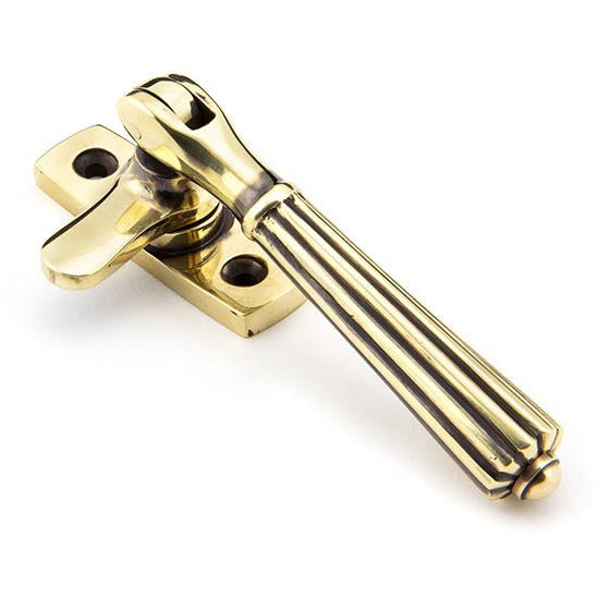 From The Anvil - Locking Hinton Fastener - Aged Brass - 45339 - Choice Handles