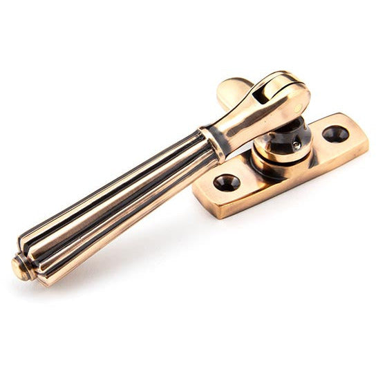 From The Anvil - Locking Hinton Fastener - Polished Bronze - 45343 - Choice Handles