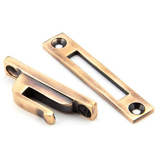 From The Anvil - Locking Hinton Fastener - Polished Bronze - 45343 - Choice Handles