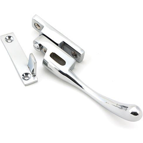 From The Anvil - Night-Vent Locking Peardrop Fastener - RH - Polished Chrome - 45395 - Choice Handles