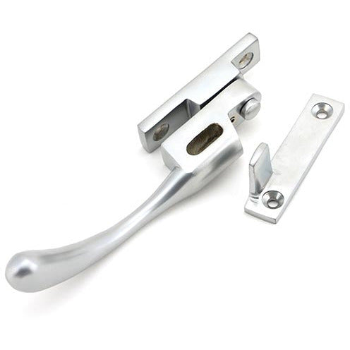 From The Anvil - Night-Vent Locking Peardrop Fastener - LH - Satin Chrome - 45398 - Choice Handles