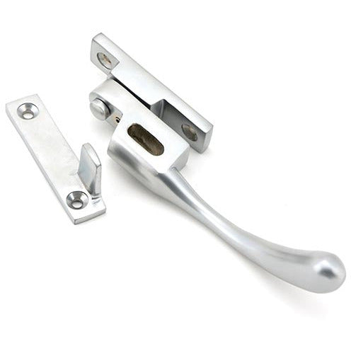 From The Anvil - Night-Vent Locking Peardrop Fastener - RH - Satin Chrome - 45399 - Choice Handles