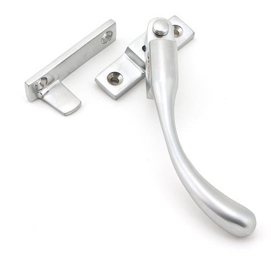 From The Anvil - Night-Vent Locking Peardrop Fastener - RH - Satin Chrome - 45399 - Choice Handles