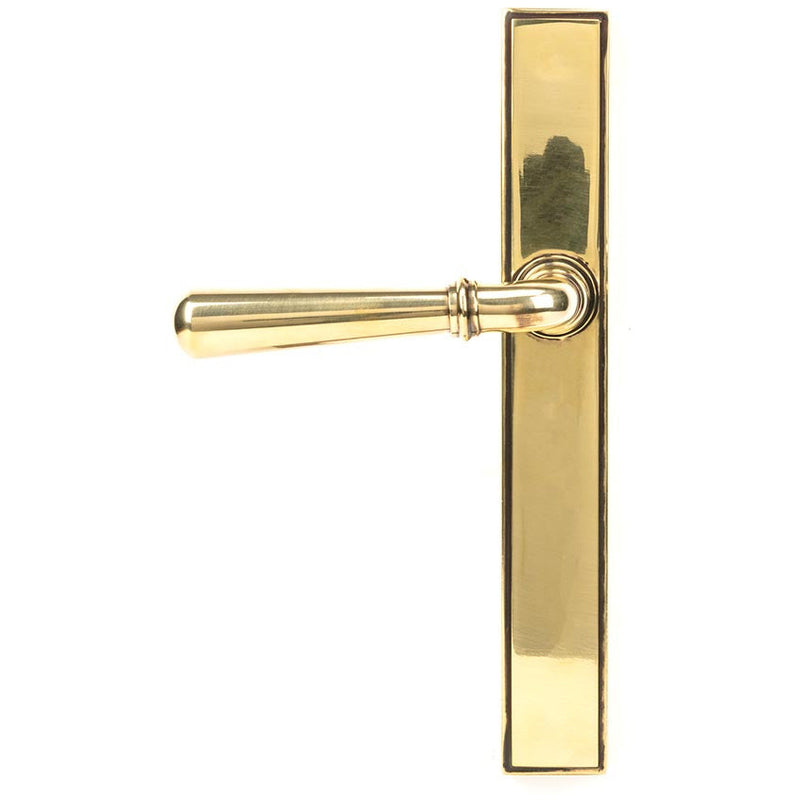 From The Anvil - Newbury Slimline Lever Latch Set - Aged Brass - 45429 - Choice Handles