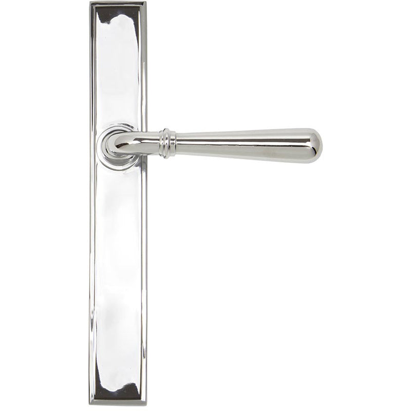 From The Anvil - Newbury Slimline Lever Latch Set - Polished Chrome - 45431 - Choice Handles