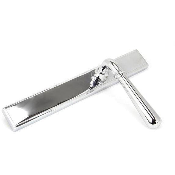 From The Anvil - Newbury Slimline Lever Latch Set - Polished Chrome - 45431 - Choice Handles