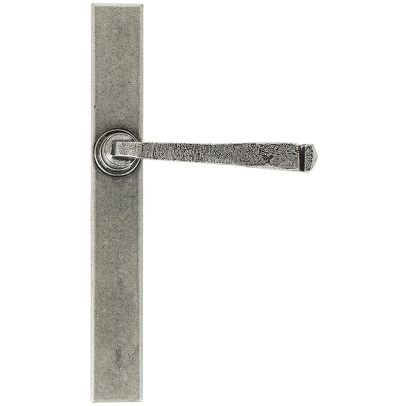 From The Anvil - Avon Slimline Lever Latch Set - Pewter Patina - 45446 - Choice Handles