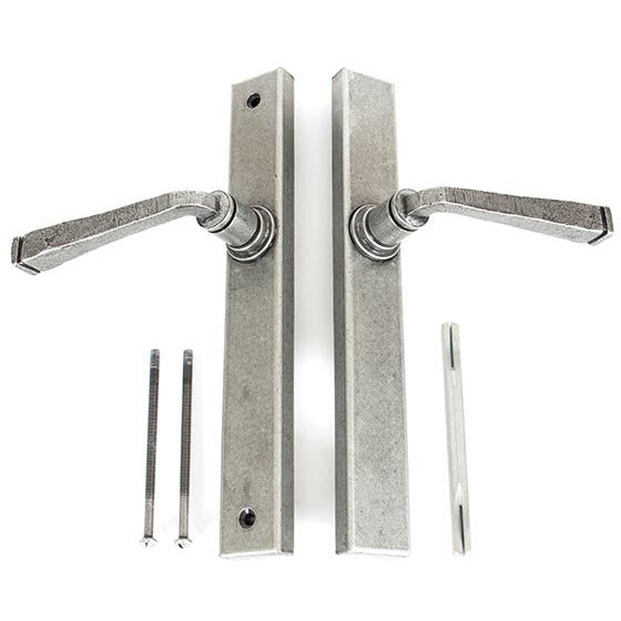 From The Anvil - Avon Slimline Lever Latch Set - Pewter Patina - 45446 - Choice Handles