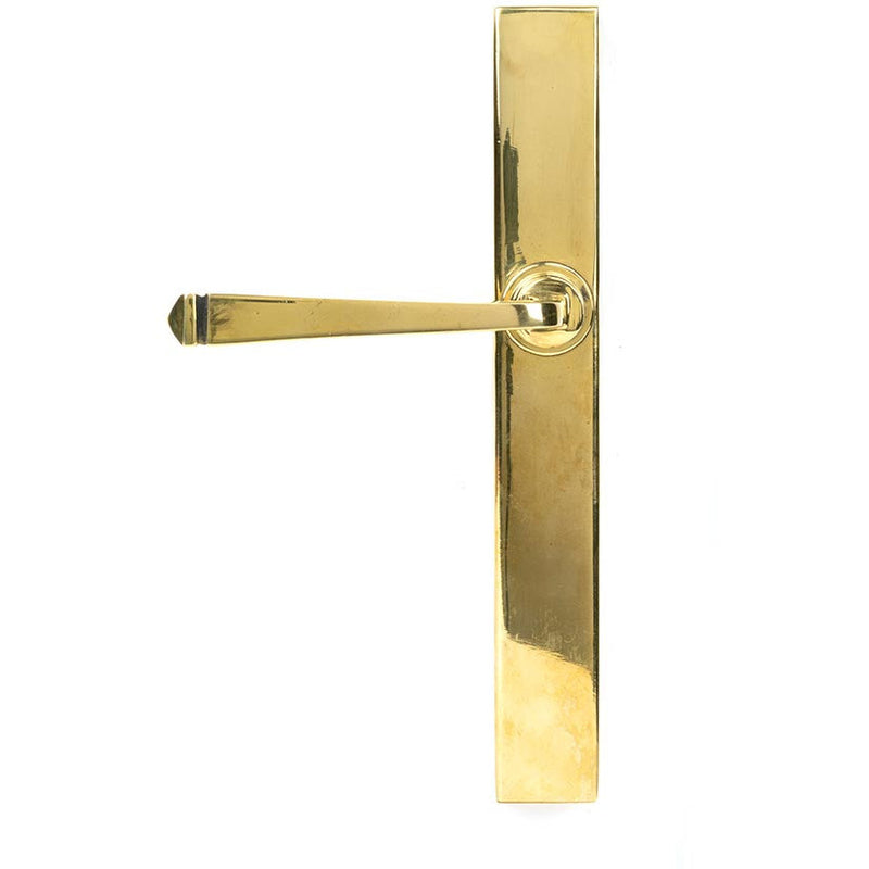 From The Anvil - Avon Slimline Lever Latch Set - Aged Brass - 45448 - Choice Handles